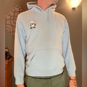 Light Blue Hoodie Riot Society